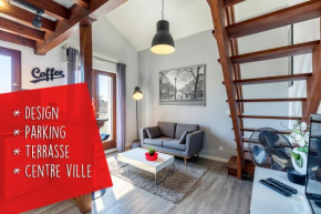 Duplex DESIGN Terrasse Parking Centre ville